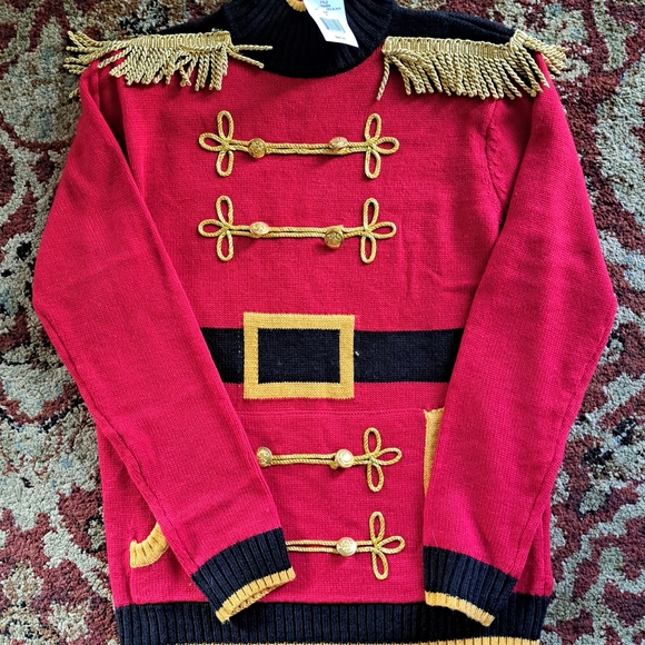 33 Degree Toy Soldier Ugly Christmas Sweater Small - Picture 9 of 11